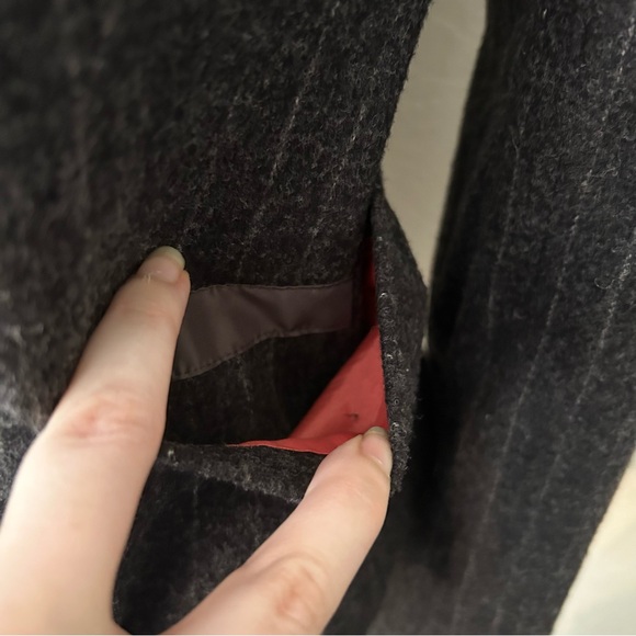 SOLD - Y2K J. Crew Pinstripe Wool Blazer - Picture 7 of 11